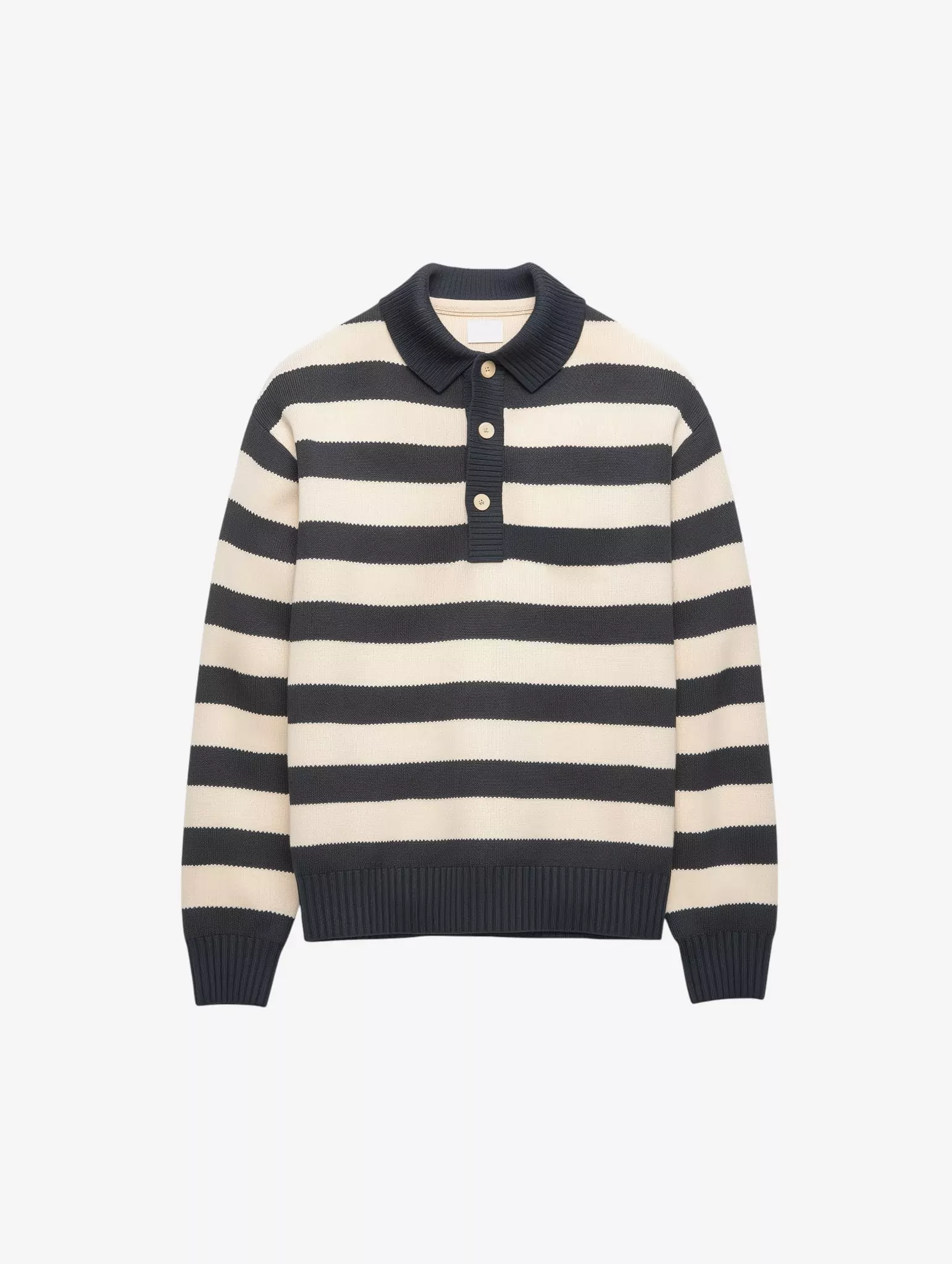 Stripe Polo Sweater - Image 1
