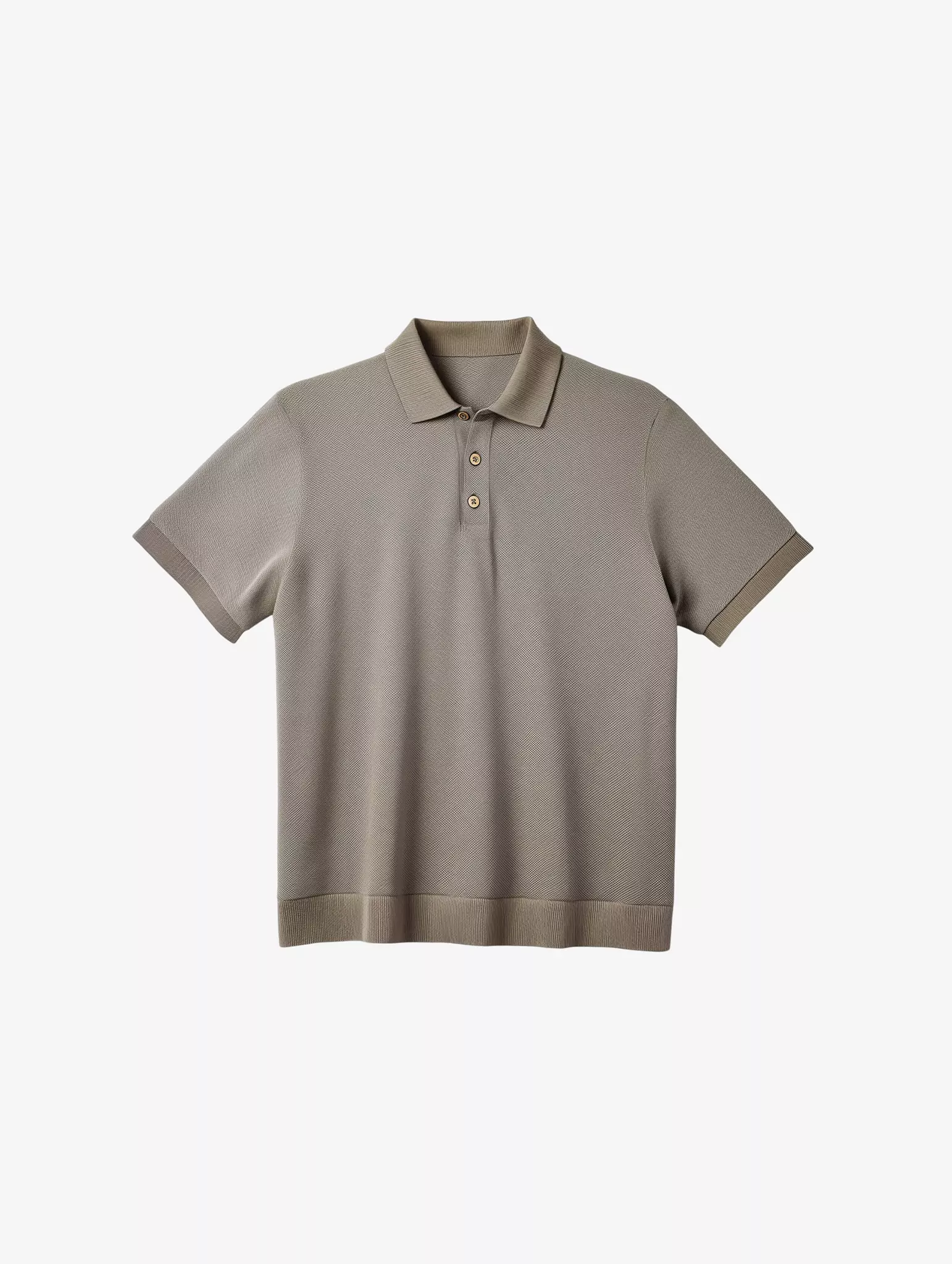 Textured Polo Knit - Image 1