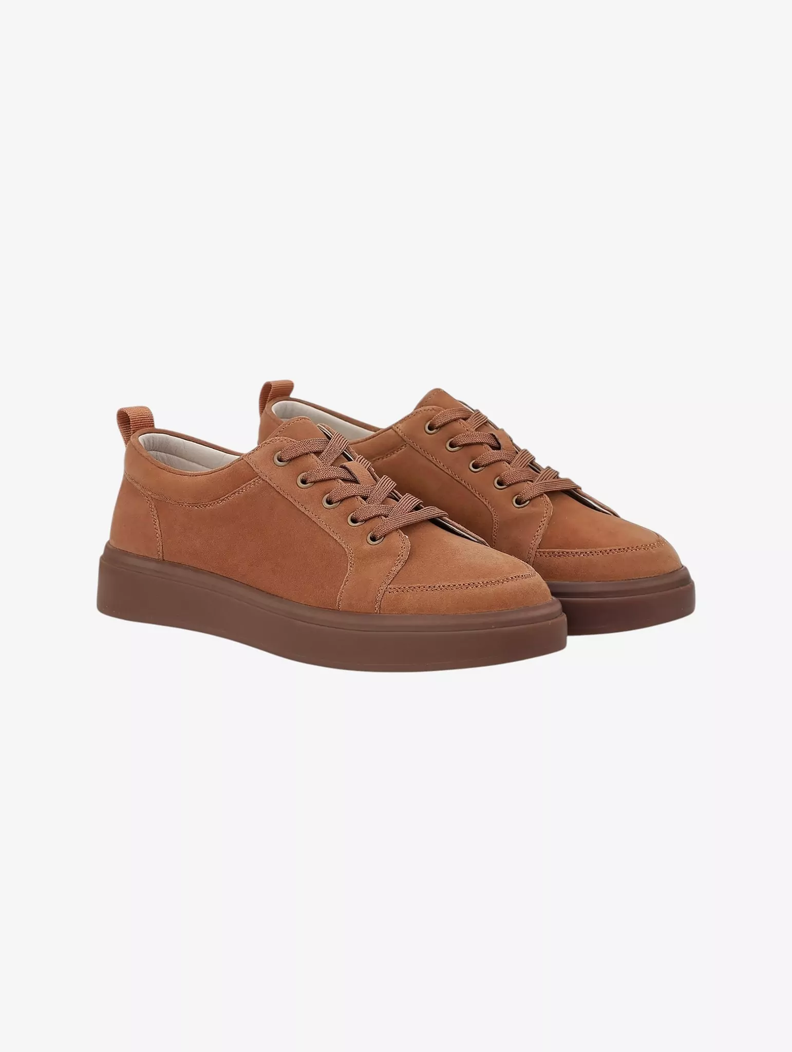 Low-Top Suede Sneakers - Image 1