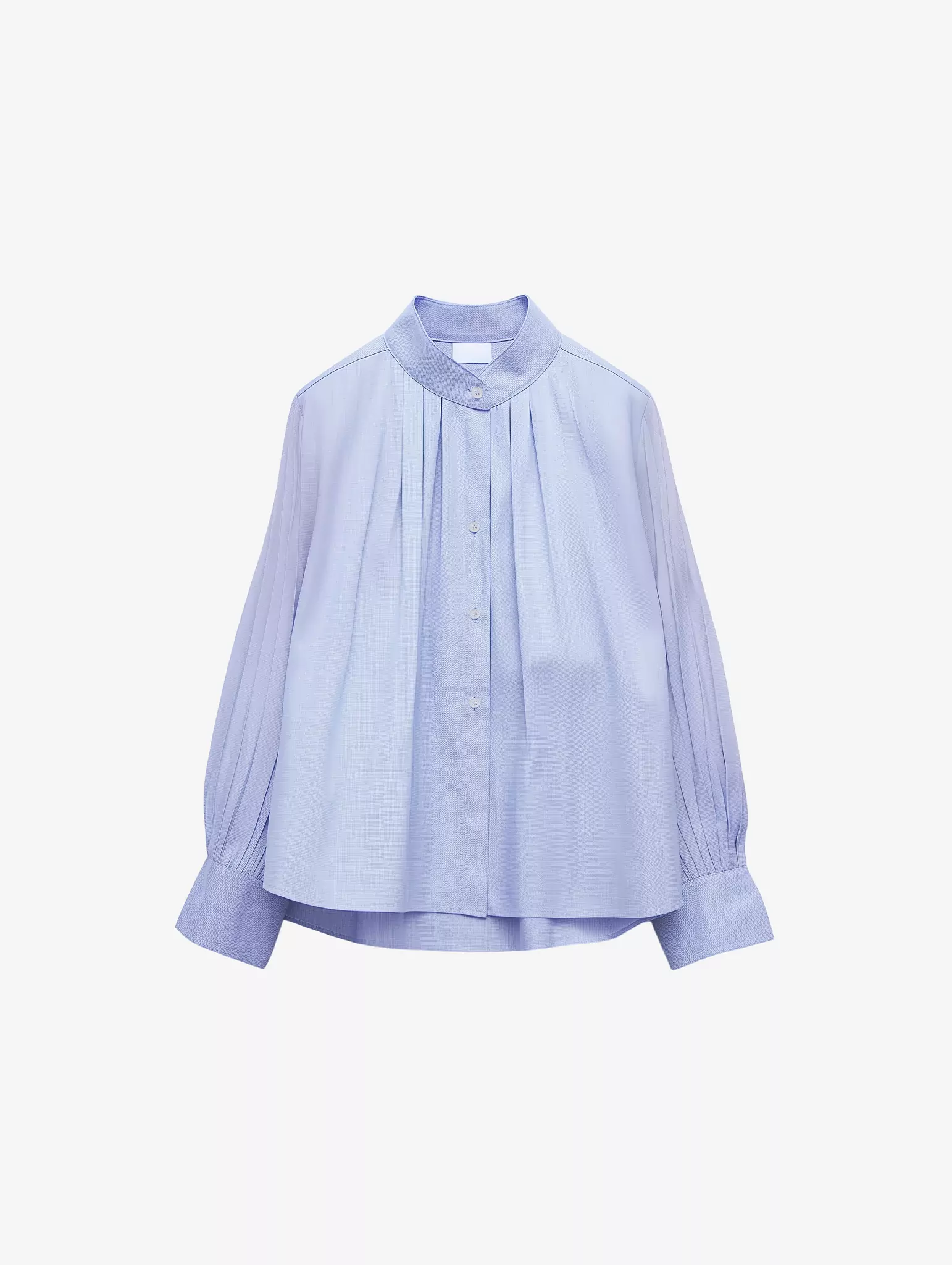 Pleated Collar Blouse - Image 1