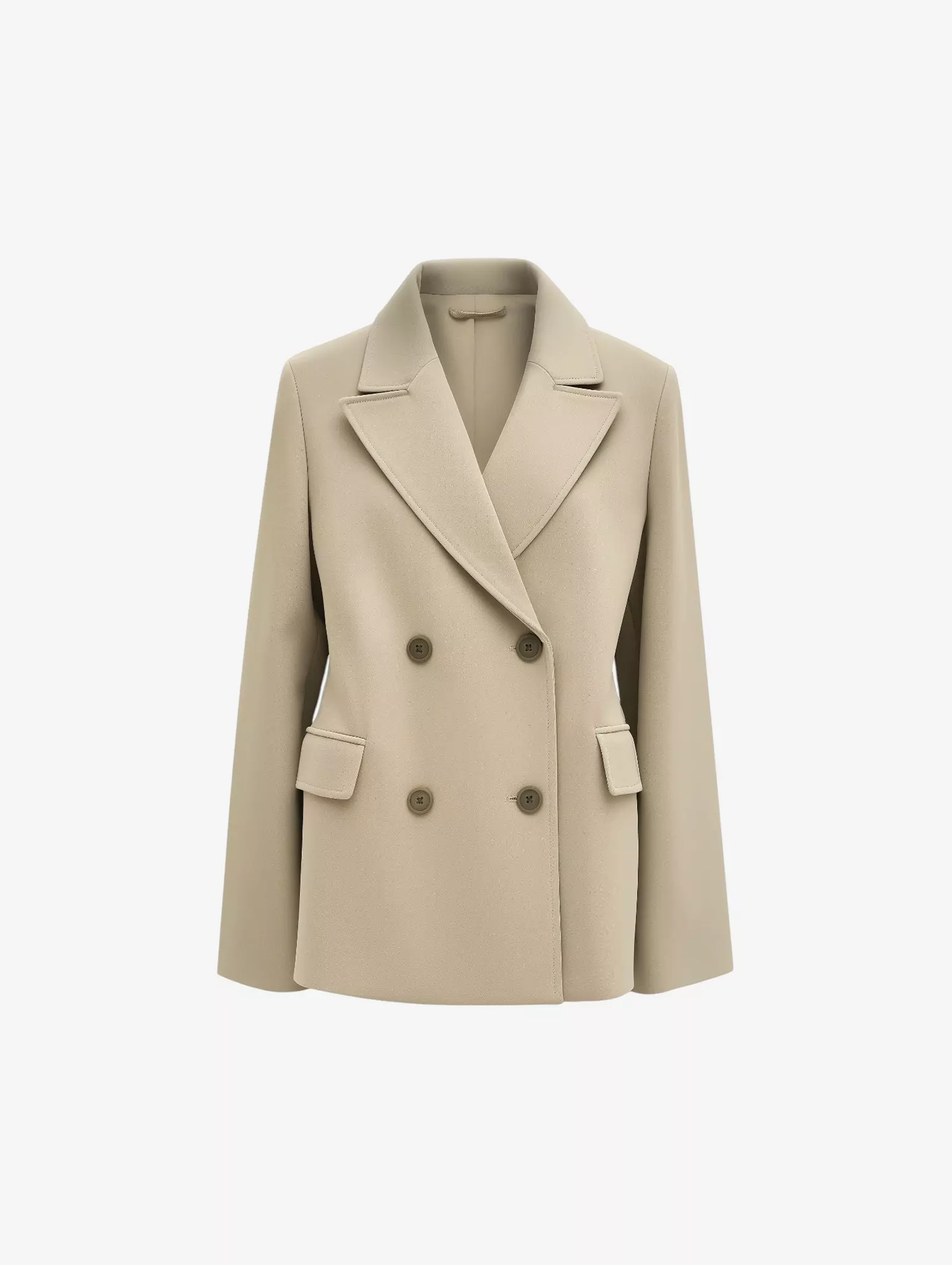 Double-Breasted Short Coat - Image 1