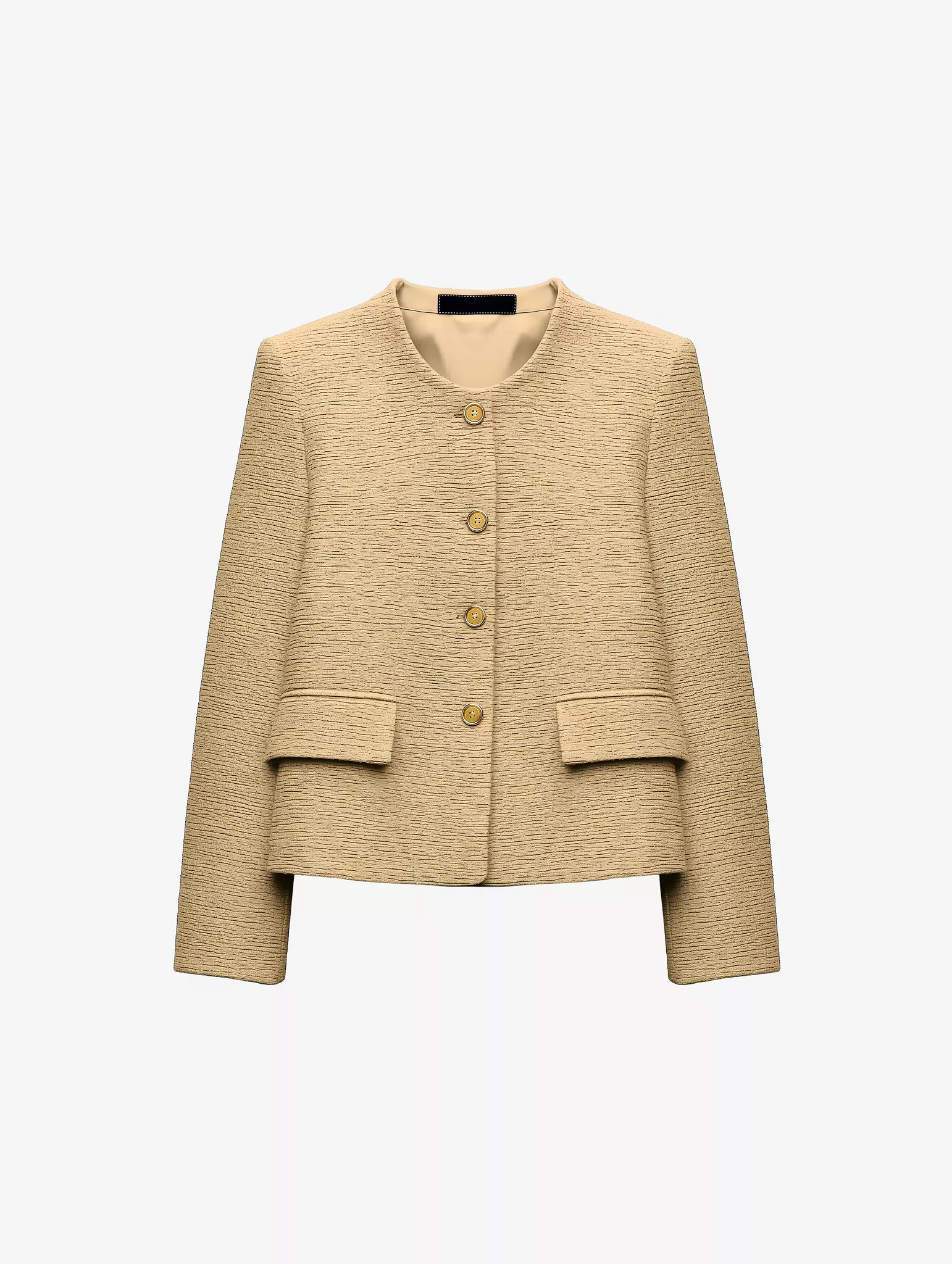 Textured Button Jacket - Image 1