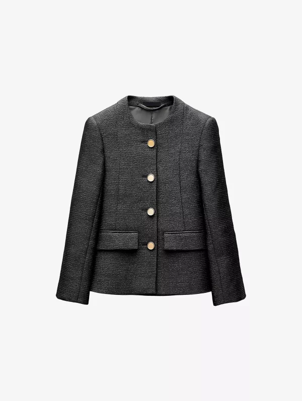 Textured Button Jacket - Image 2